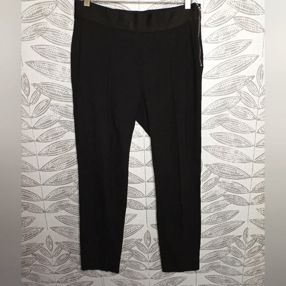 Everlane Pants Cropped Pull On Trousers The Side Zip - Picture 1 of 7